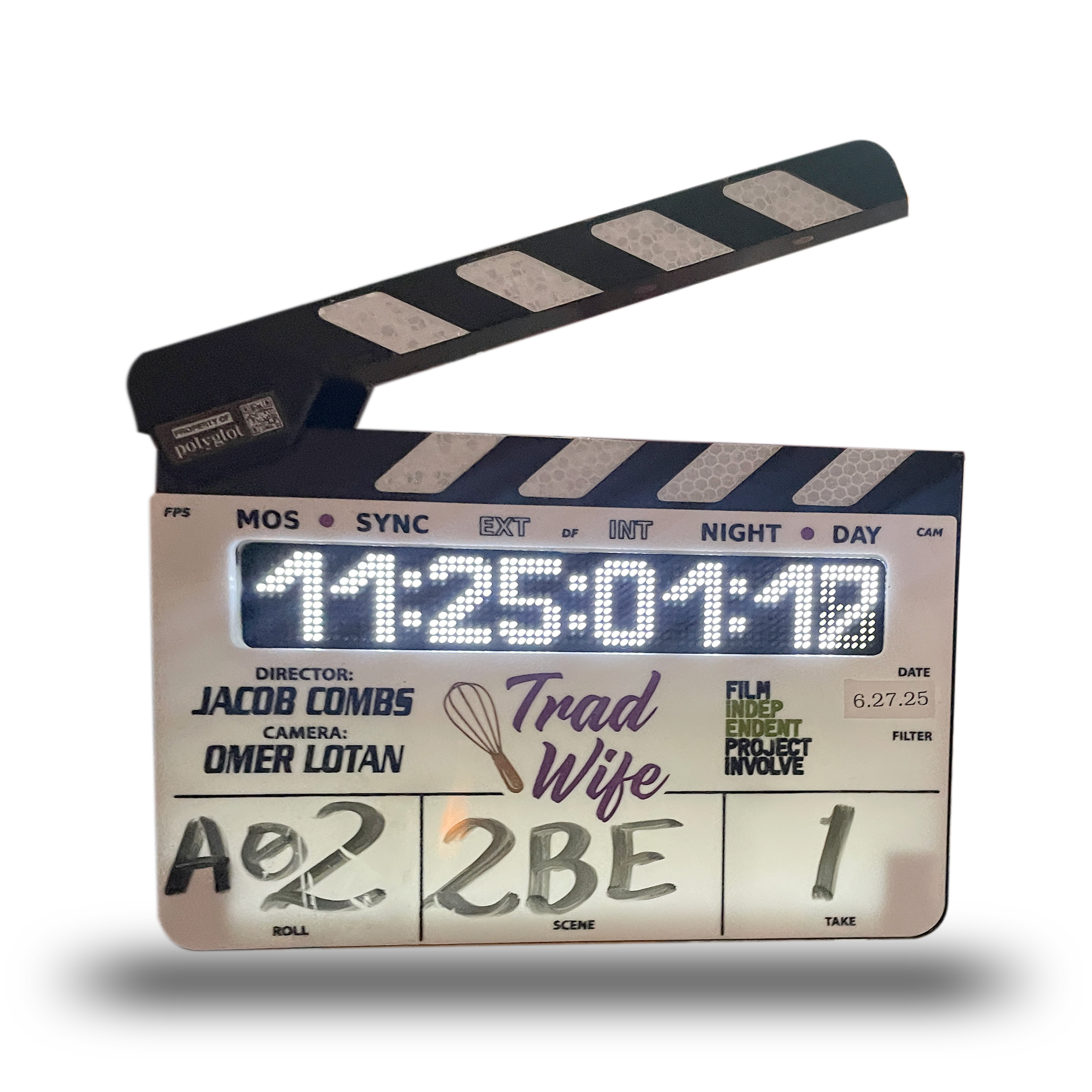 Custom Slate Overlay For Existing Timecode Slates