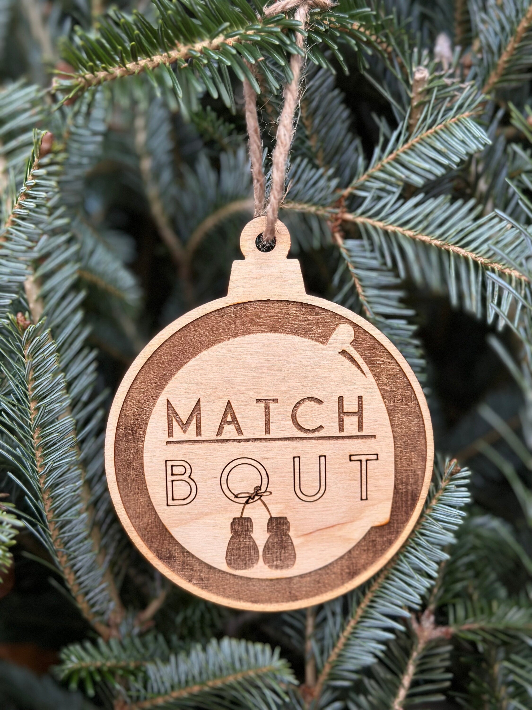 Create Your Logo on a Christmas Ornament - send us your Logo and have it engraved on your own wood ornament or Magnet!