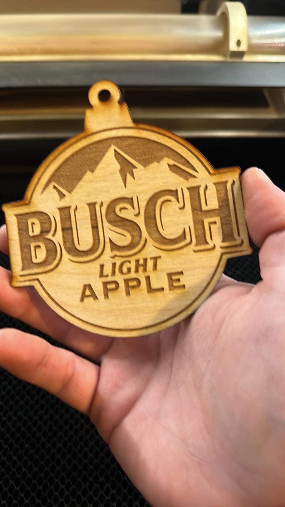 Create Your Logo on a Christmas Ornament - send us your Logo and have it engraved on your own wood ornament or Magnet!