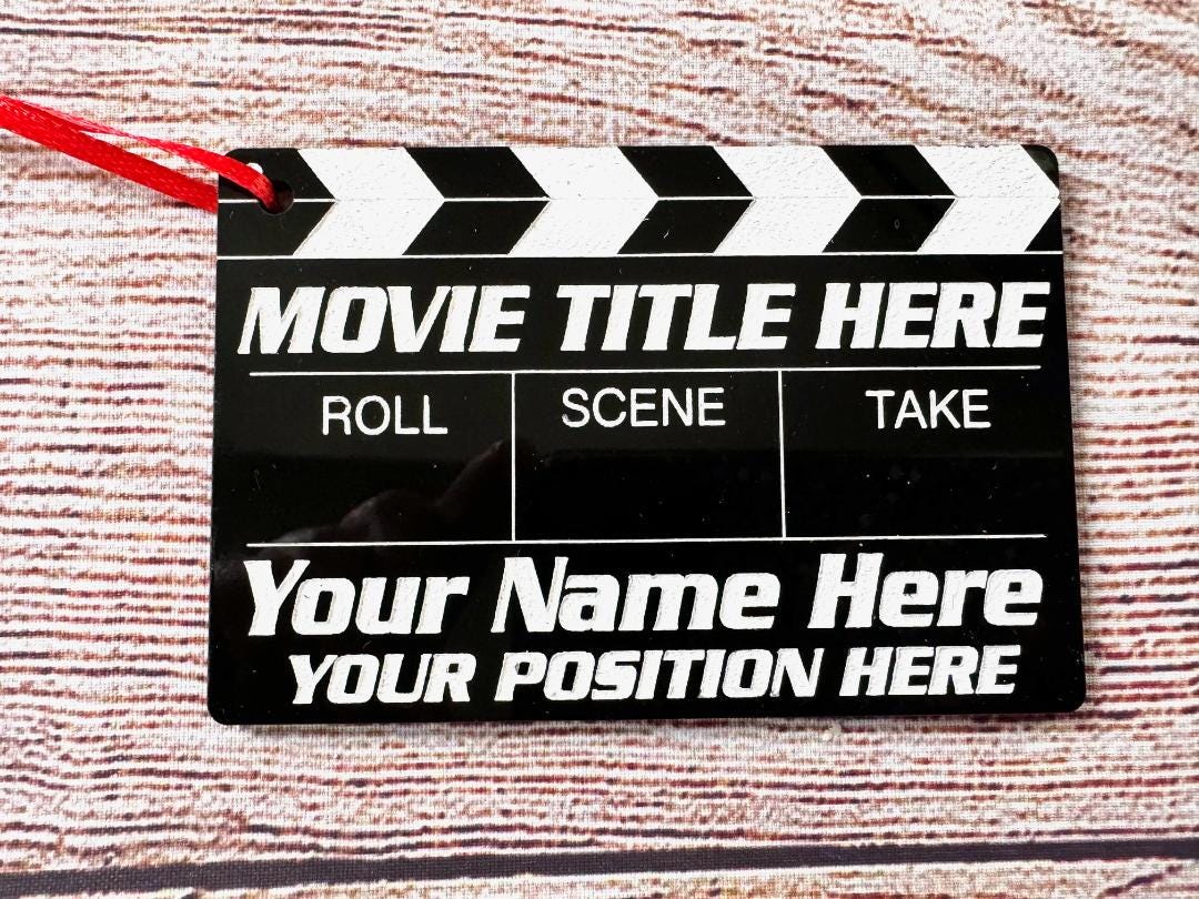 Custom Film slate gift