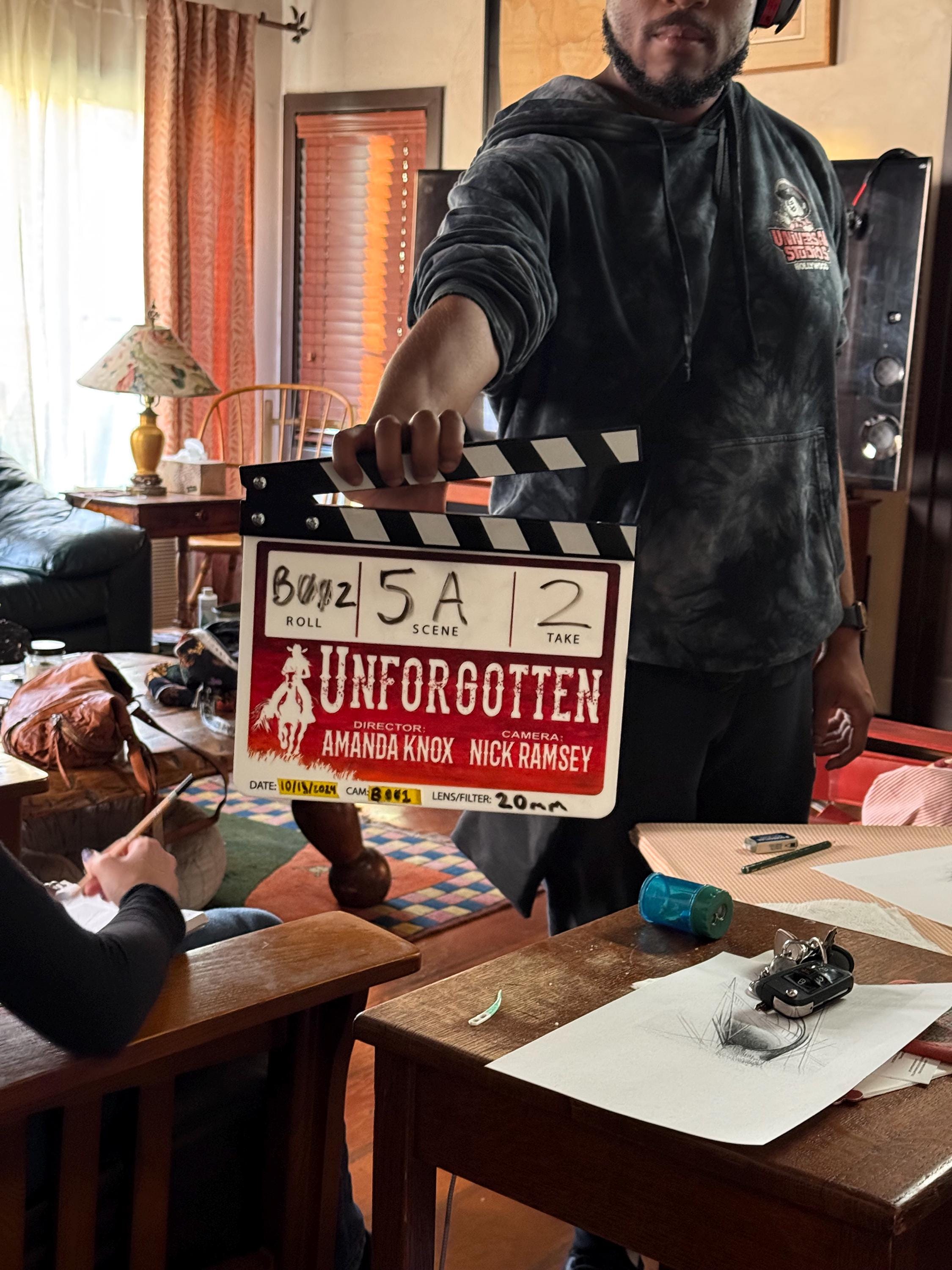 Personalized Clapper Board, Movie Lover Filmmaker Film Student Editor Gift, Custom Production slate, Director Gift, Podcast Wall Décor