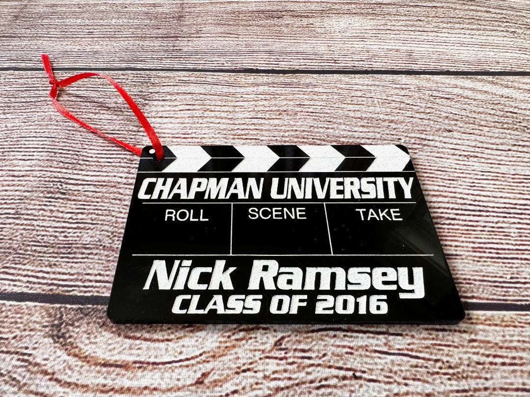 Custom Film slate graduation gift