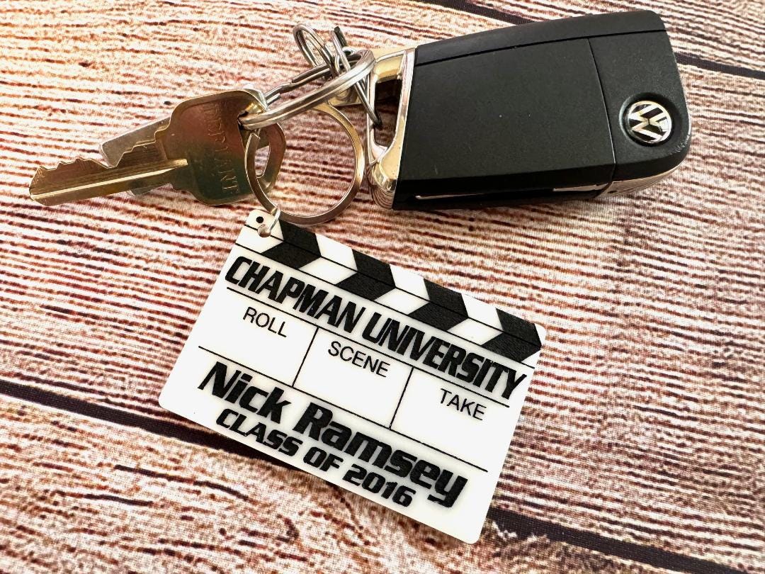 Custom Film slate keychain